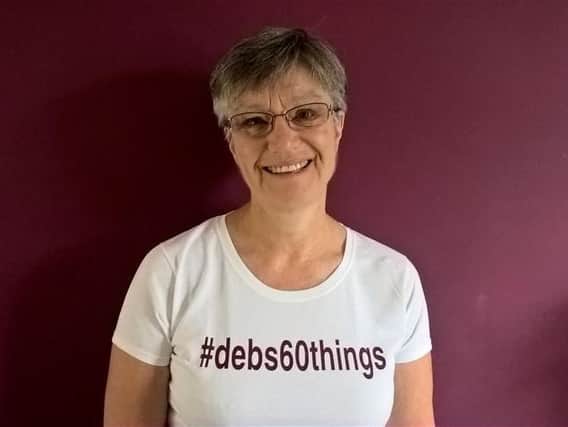 Deborah Wallis has been completing 60 challenges before she turns 60