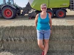 Driving a combine harvester was one of Deborah's 60 things