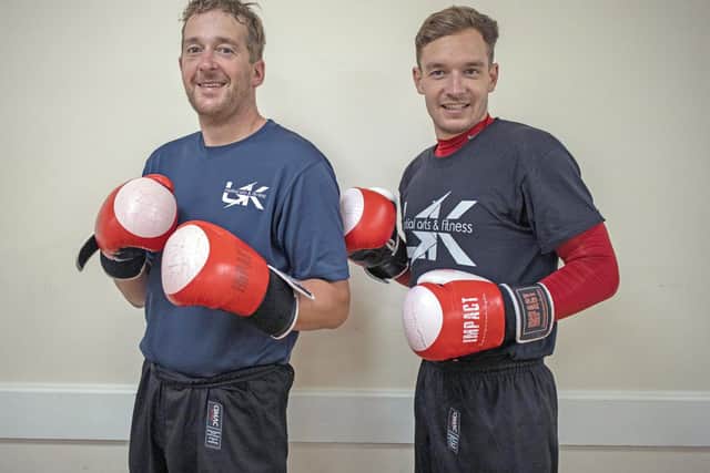 Sam Lund and Luke Smith are launching new kickboxing, karate, boxing and fitness classes in the local area