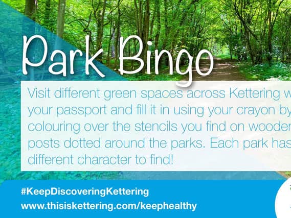 Park Bingo will help people stay active and discover more of Kettering