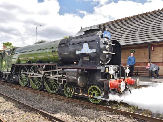 The Tornado steam locomotive is coming to the north of the county.