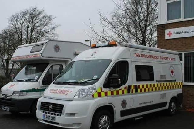 The Red Cross emergency vehicle was taken from Moulton Park over the weekend