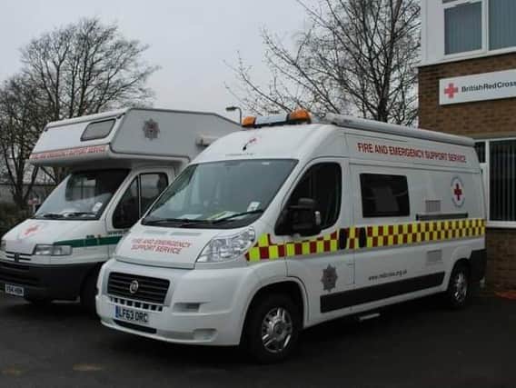 The Red Cross emergency vehicle was taken from Moulton Park over the weekend
