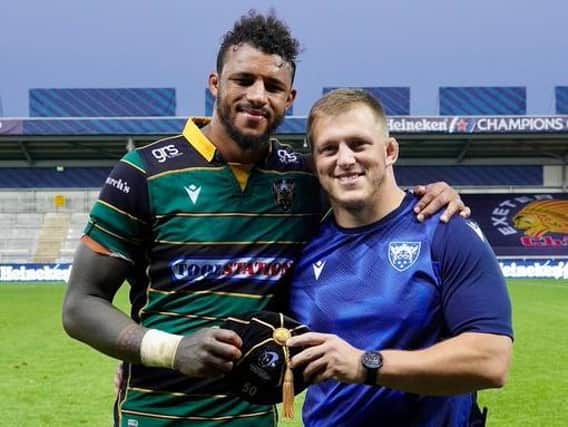 Courtney Lawes made his 50th Champions Cup appearance for Saints on Sunday (picture: Northampton Saints)