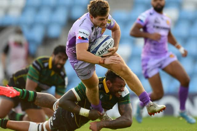 Courtney Lawes got stuck in on his 50th Champions Cup appearance