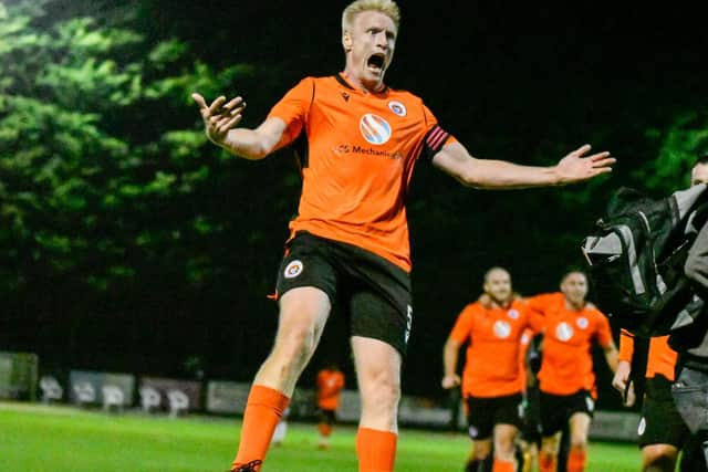 Newark were jumping for joy after booking their place in the second qualifying round of the FA Cup
