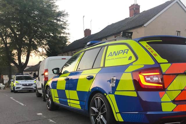 Police at the scene
