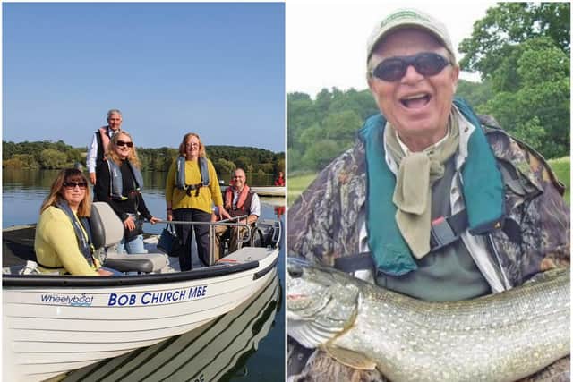 A new wheelchair-accessible boat has launched at Pitsford Reservoir in memory of Bob Church MBE.