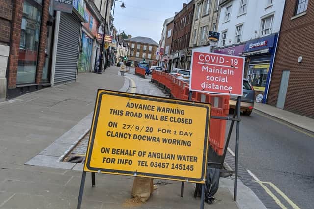 Silver Street in Wellingborough will be closed on Sunday (Credit: Samuel Shoesmith)