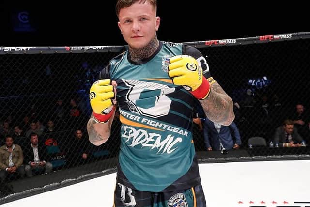 Corby's Jordan The Epidemic Vucenic. Picture courtesy of Cage Warriors