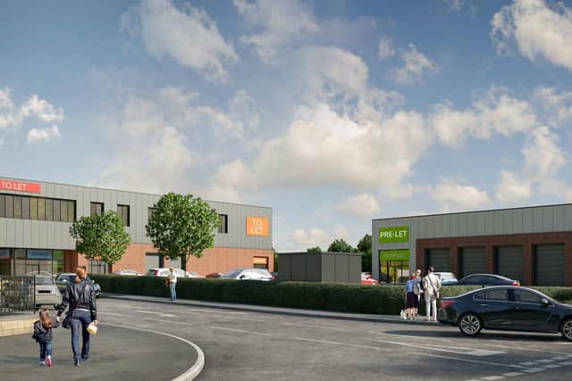 A CGI of the mixed use development in London Road, Wellingborough