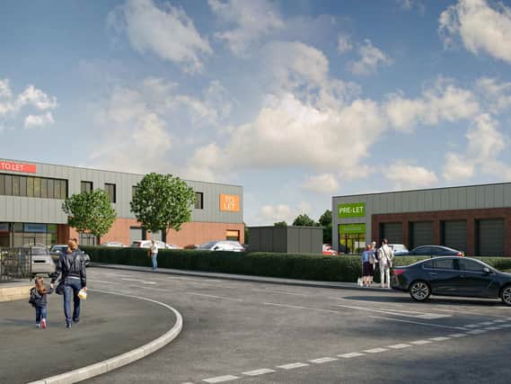 A CGI of the mixed use development in London Road, Wellingborough