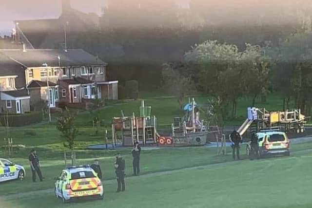 Police made arrests across the town on the night of the incident