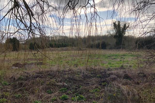 The field is at the end of Larratt Road