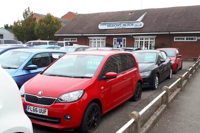 40 cars were slashed at Beddows Motors