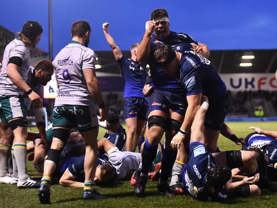 Saints were top of the table when they lost at Sale back in December