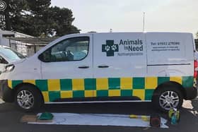The new animal rescue ambulance