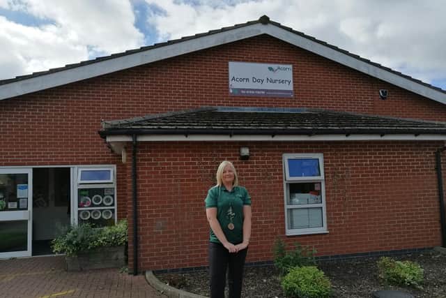 Abi Willis from Acorn Day Nursery in Burton Latimer won a national award for her care