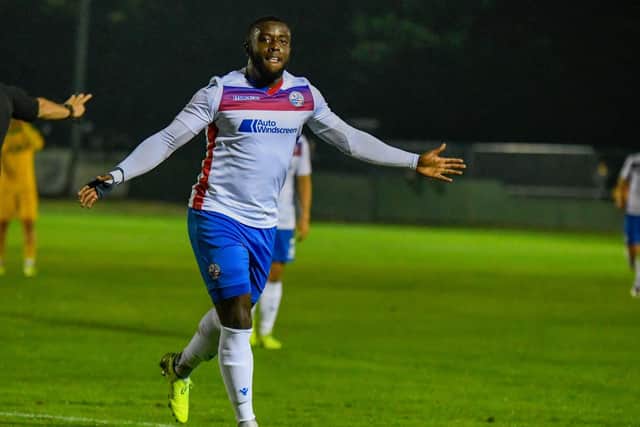 It was a night to remember for Diamonds striker Chris Wreh