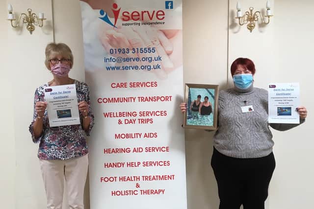 More than £400 was raised to go toward Serve's ongoing work in the community