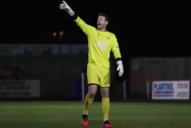 Goalkeeper Adam Collin was one of the signings the Poppies made over the summer