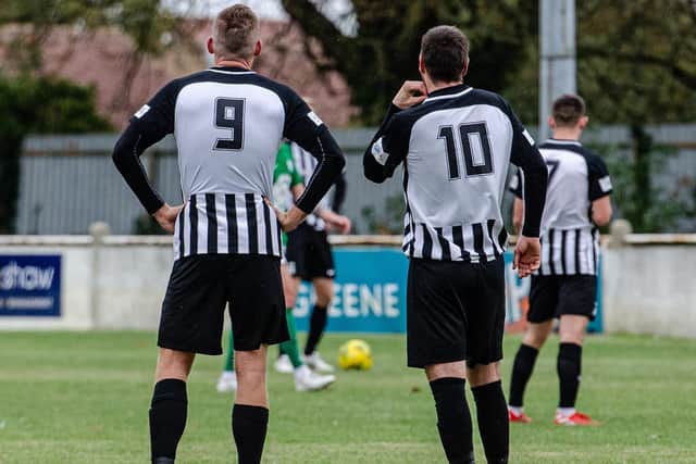 Elliot Sandy and Steve Diggin have performed well as a strike partnership in the Steelmen's last two matches