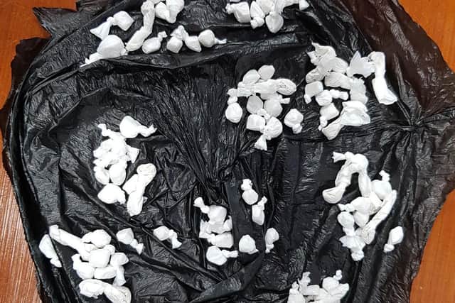 The drugs seized by police. Credit: Kettering Police Team