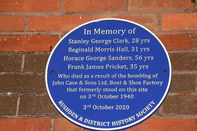 The new plaque
