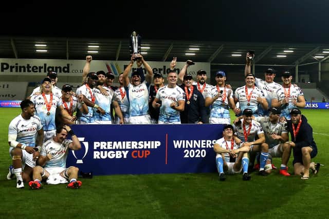 Sale won the Premiership Rugby Cup on September 21