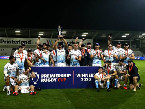 Sale won the Premiership Rugby Cup on September 21