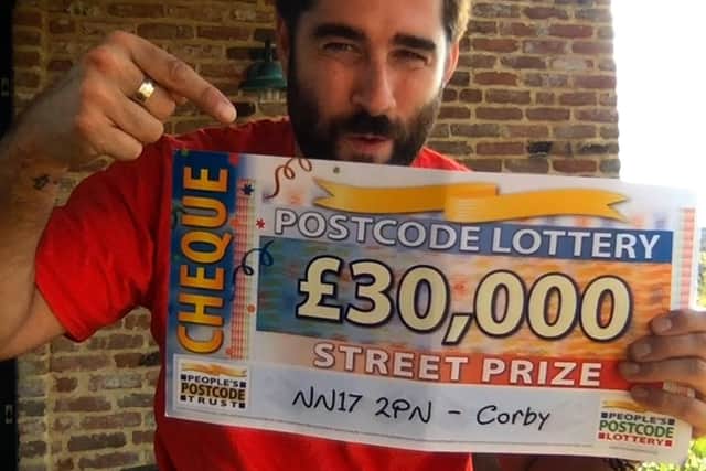 People’s Postcode Lottery ambassador Matt Johnson