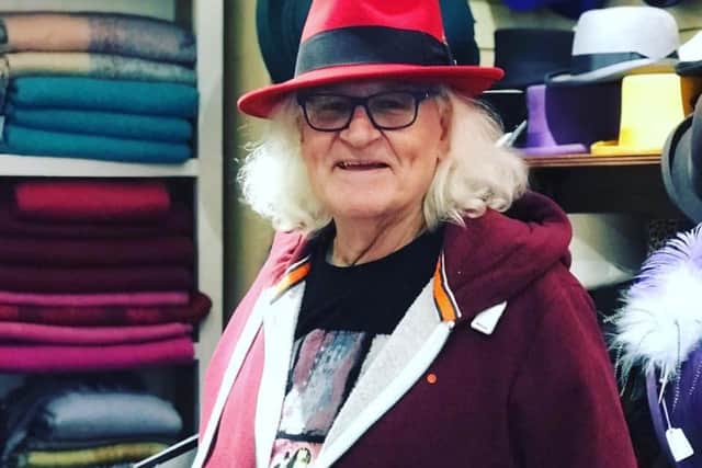 Roger in one of his favourite hats