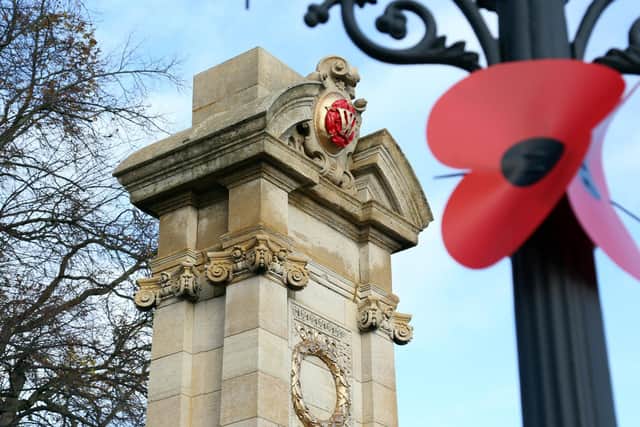 The war memorial in Braod Green