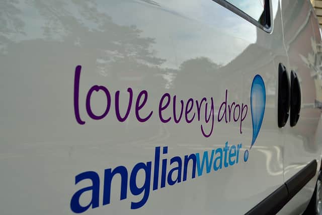 Anglian Water is carrying out the work