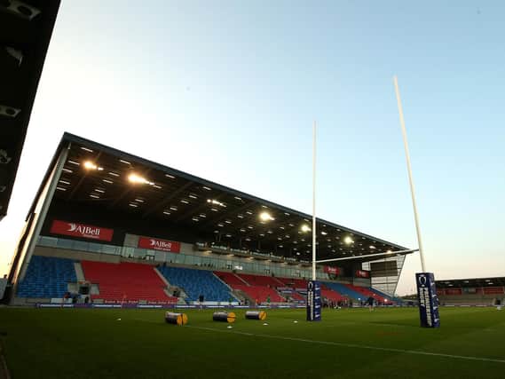 The next competitive game at the AJ Bell Stadium will be between Saints and Sale
