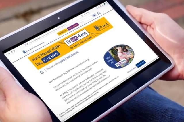 The campaign aims to help people know where to start if they want to improve their mental health.