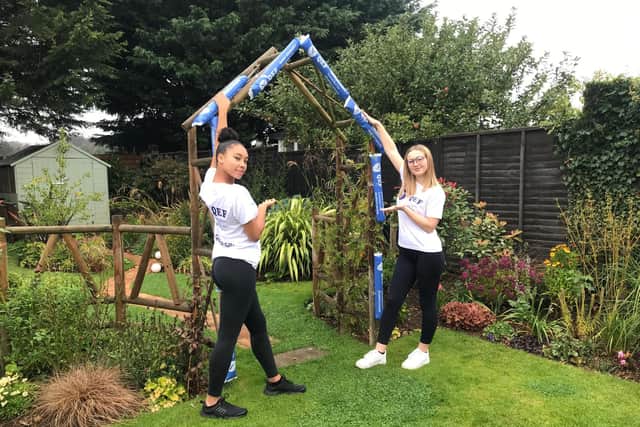 Anais and Kiera completed a Ben Nevis challenge for charity