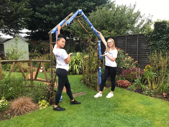 Anais and Kiera completed a Ben Nevis challenge for charity