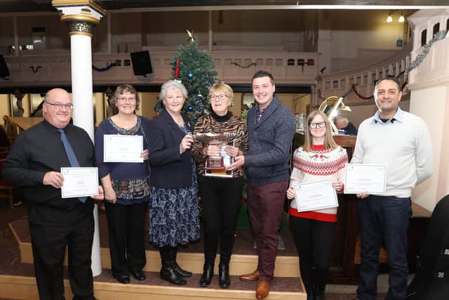 Last year's winner Dominica Jones and the nominees for the Susan Hollowell Memorial Award