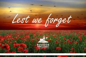 Rushden Town Council has taken the decision to scale back this year's Remembrance Sunday service due to Covid