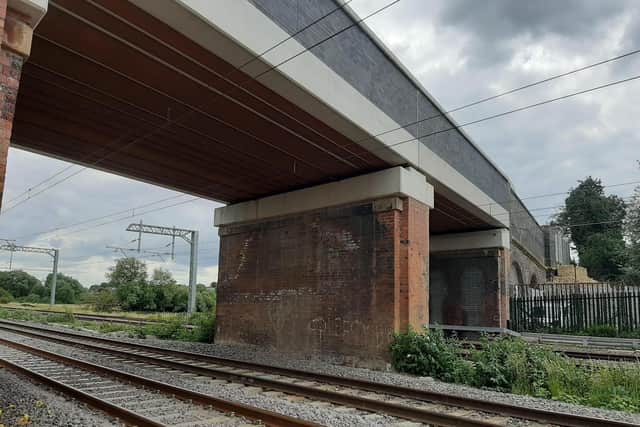 The Station Road bridge.