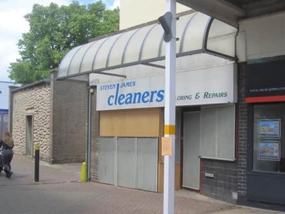 The leaseholders have decided to open a takeaway in the shop unit after the dry cleaners business failed.