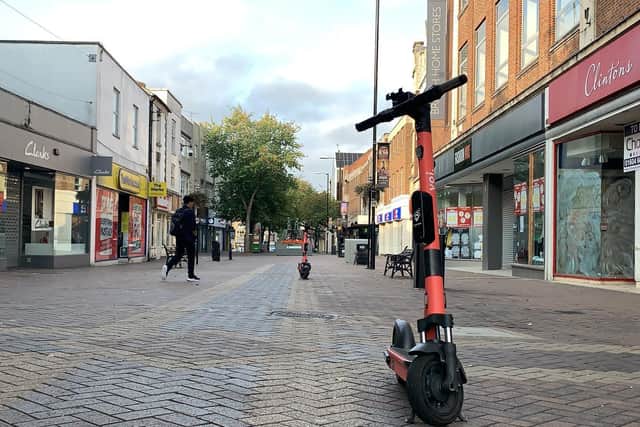 Northampton's eScooter trial launched in the town last month