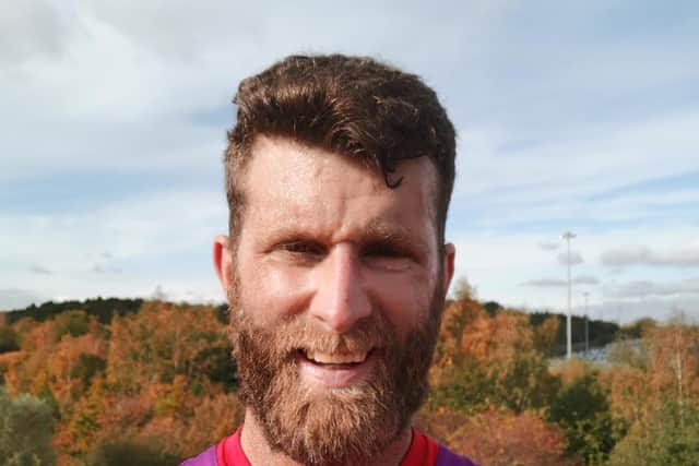 James Radford from Corby is running 300 miles this month to raise money for World Cancer Research