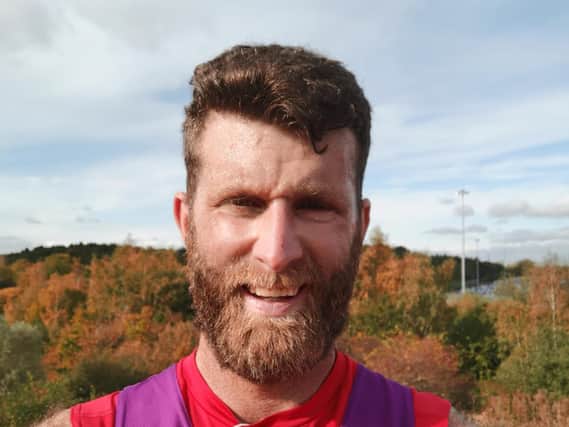 James Radford from Corby is running 300 miles this month to raise money for World Cancer Research