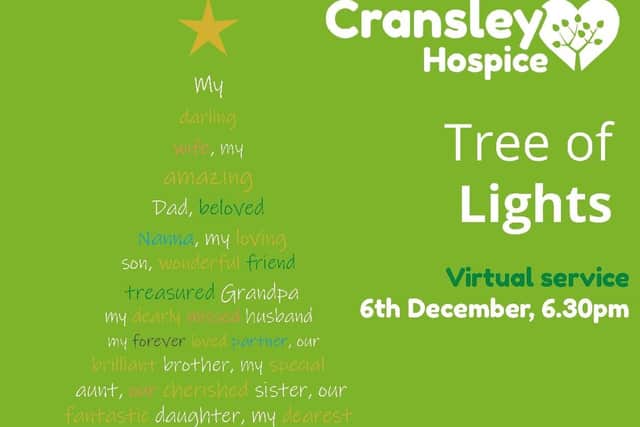 The Tree of Lights service will take place online.
