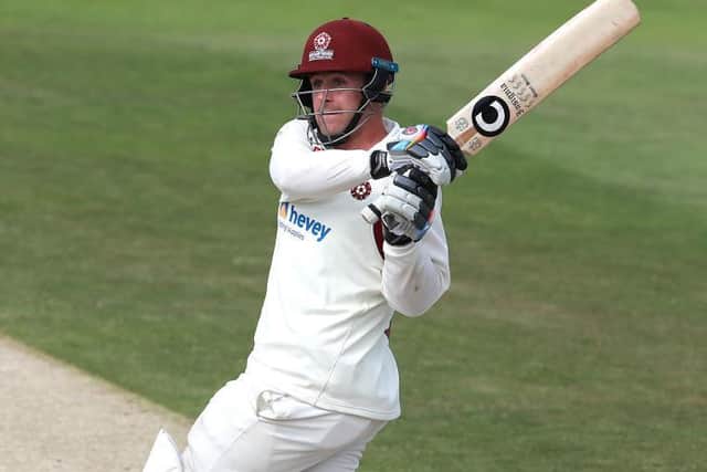 Northants batsman Charlie Thurston