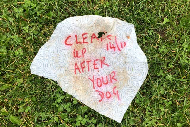 A tissue left by a resident in Brambleside.