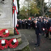 Last year's Remembrance service in Kettering.
