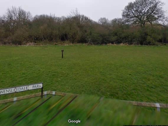 Search teams discovered a body in parkland near Wensleydale Park on Wednesday morning
